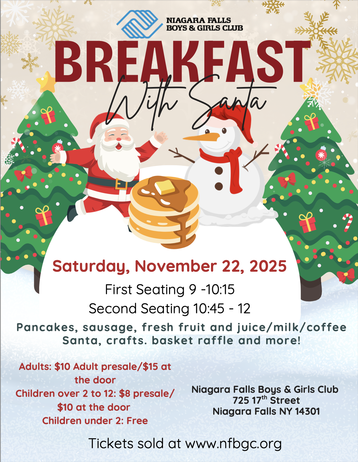 Breakfast with Santa: November 22, 2025